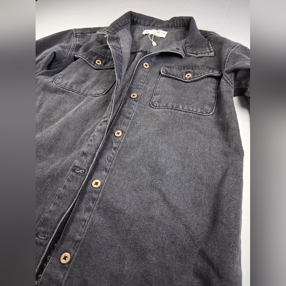 Zara quarter sleeve denim button down dress Size 4-5 Yrs - Picture 3 of 11